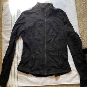 Black and grey camo Lululemon Define Jacket